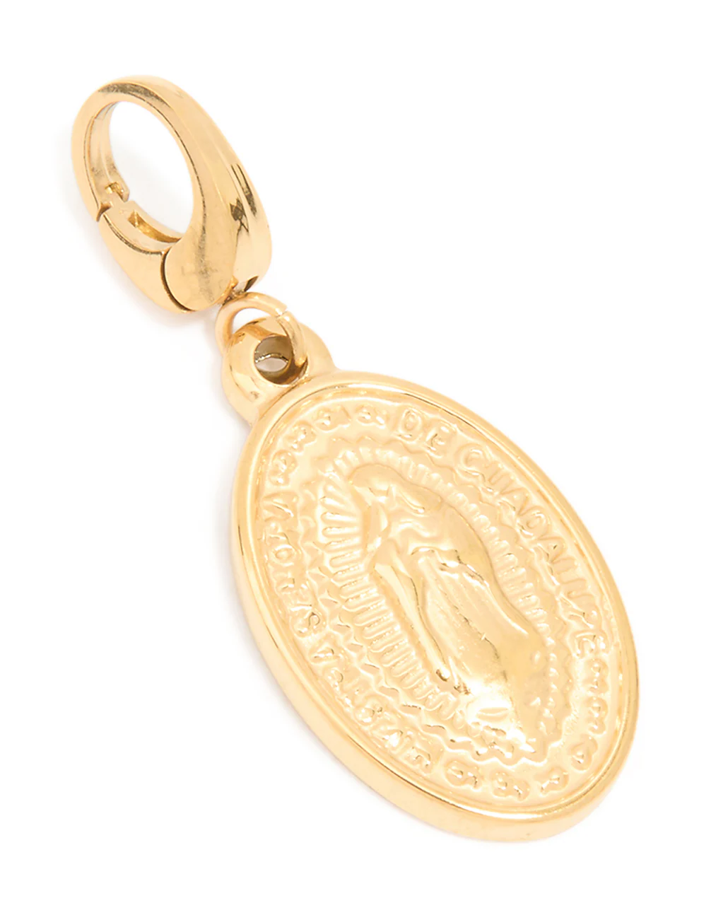 Waterproof Gold Plated Stainless Steel Mary Disc Charm