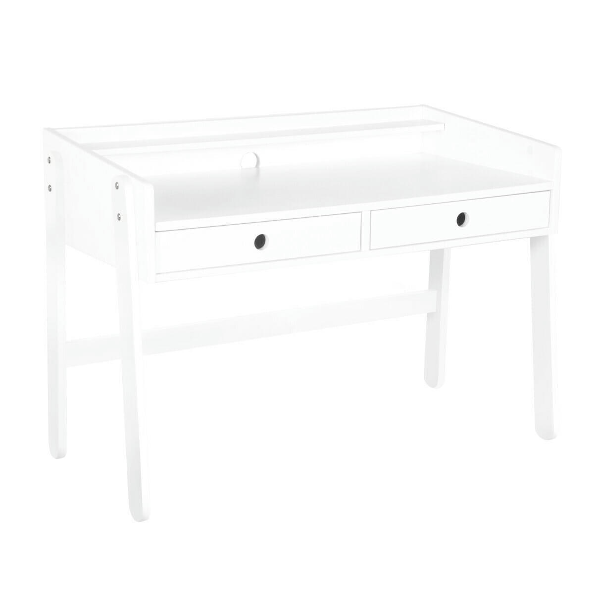 MARTY - Bureau évolutif bois massif blanc