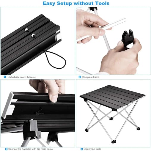 NNEOBA Folding Camping Table