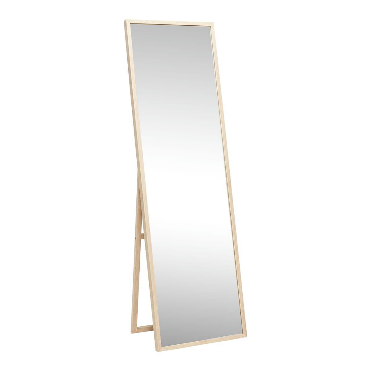 GLIMPSE - Miroir de sol en chêne FSC 52xh167cm