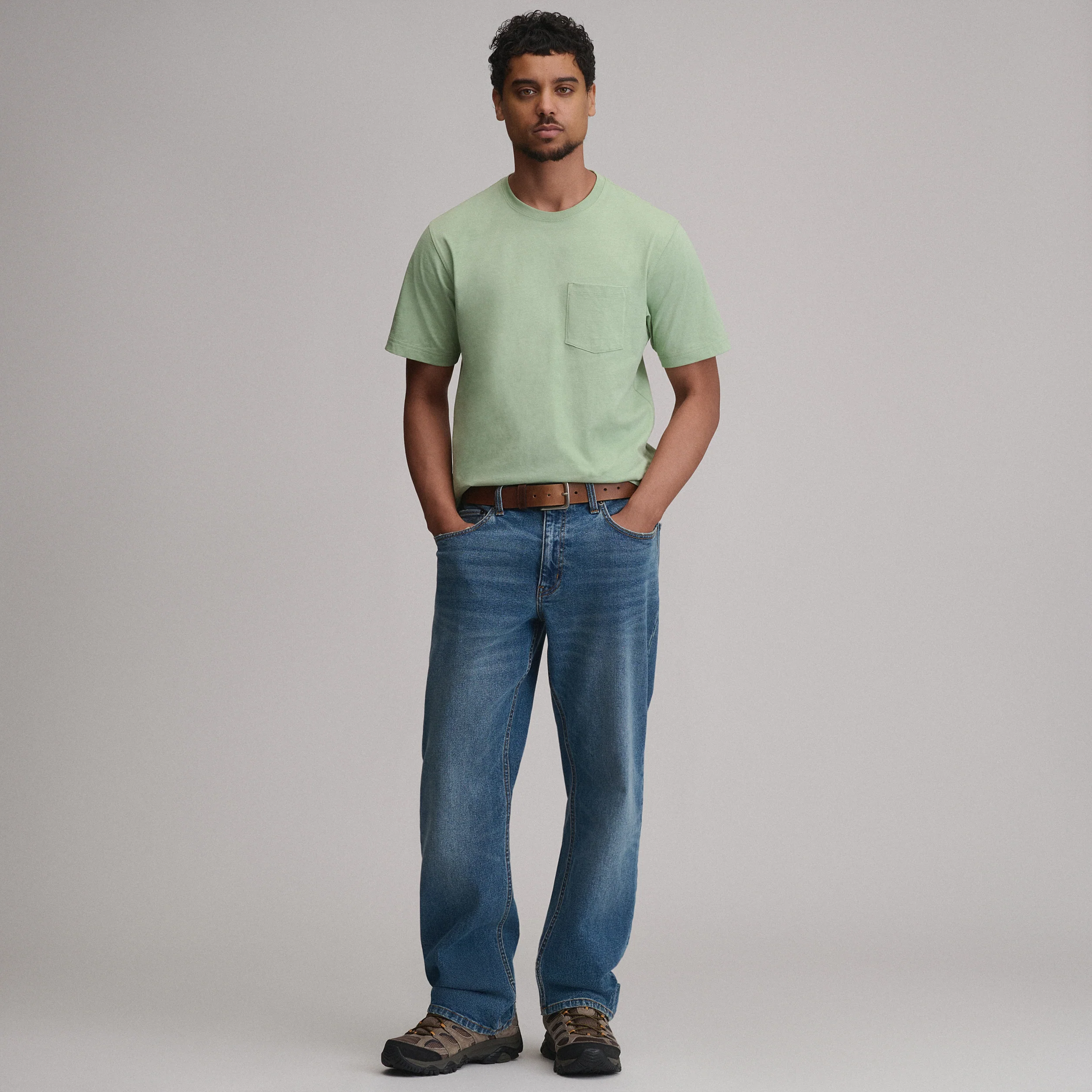 Men's Legend Wash 100% Cotton Short-Sleeve Pocket T-Shirt