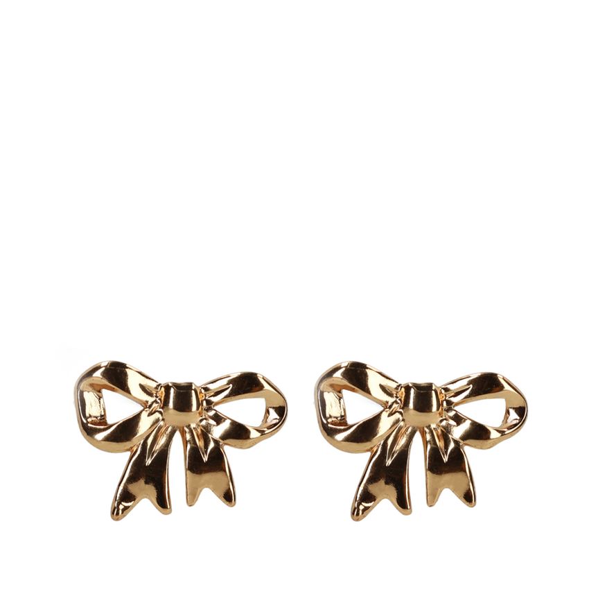 Manfield Gouden strikjes oorbellen