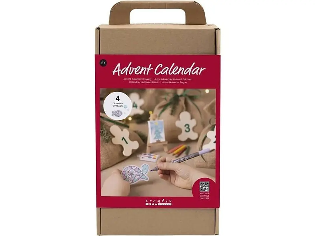 Bastelset 4er-Set Adventskalender