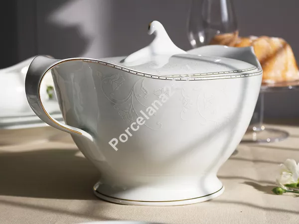 Serwis obiadowy na 12 osób (45el) Bogucice - Julia Gold Plus 1172