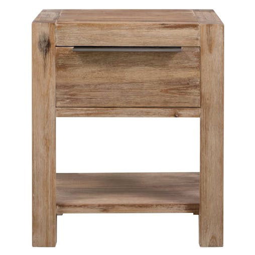 NNEVL Nightstands with Drawers 2 pcs 40x30x48 cm Solid Acacia Wood