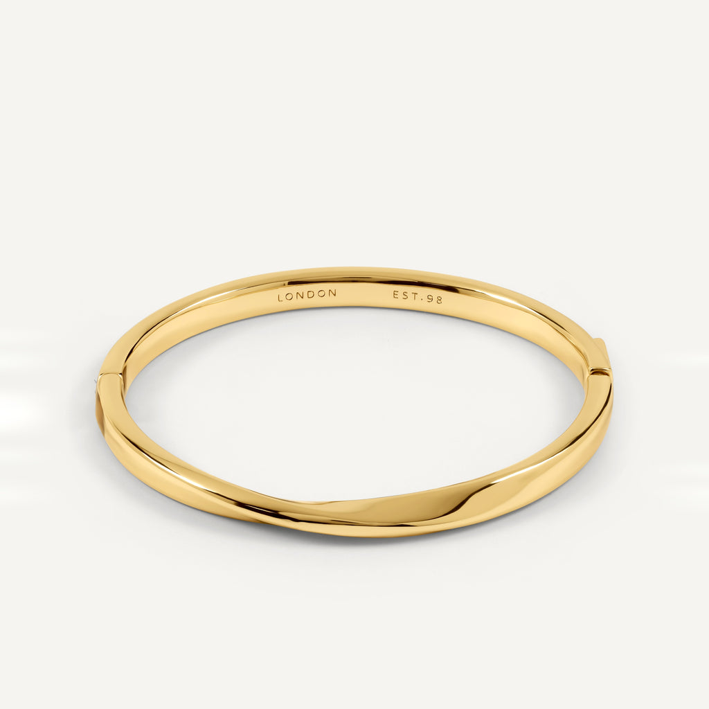 The Belsize - Gold Twist Bangle