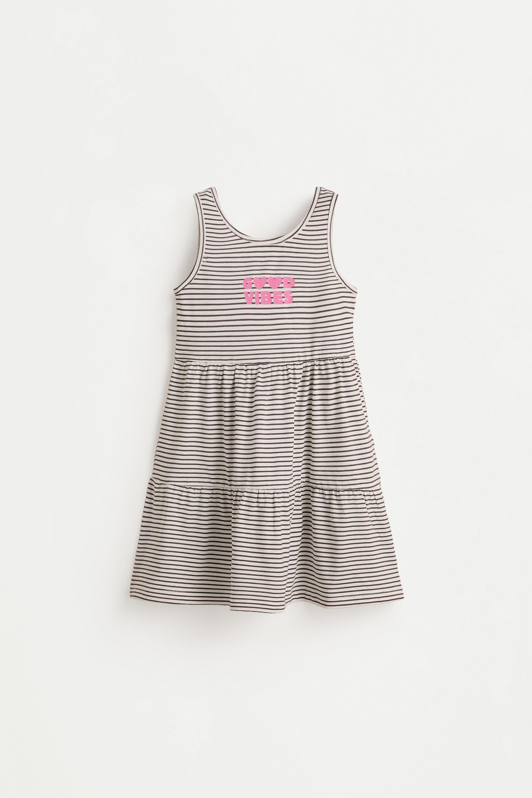 Vestido estampado de tirantes