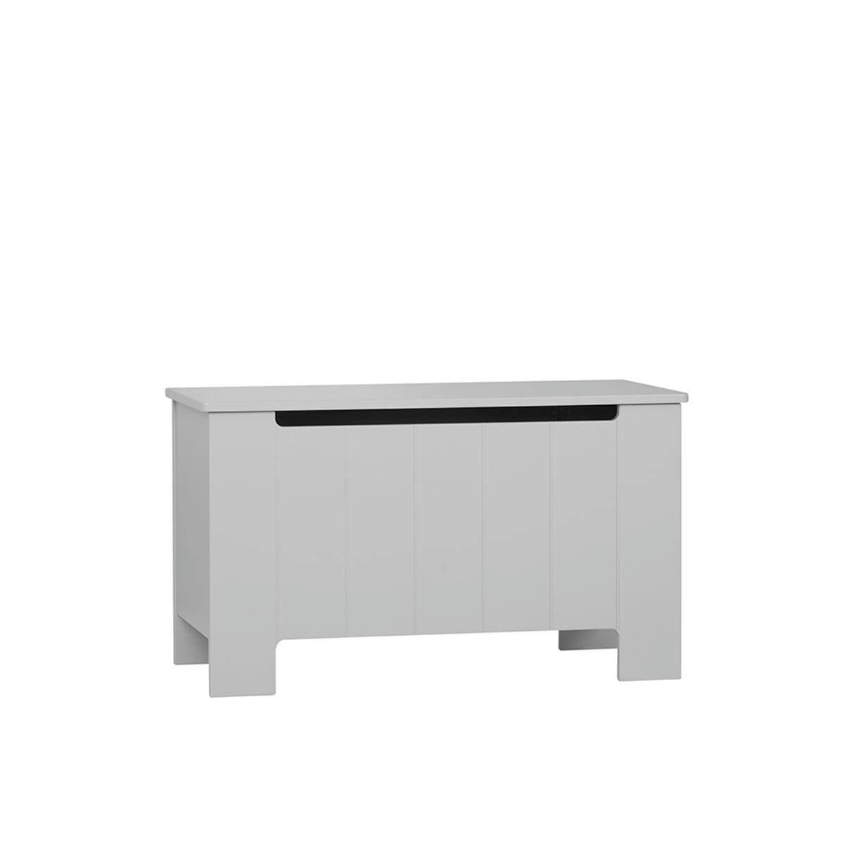 CALMO - Coffre à jouets gris