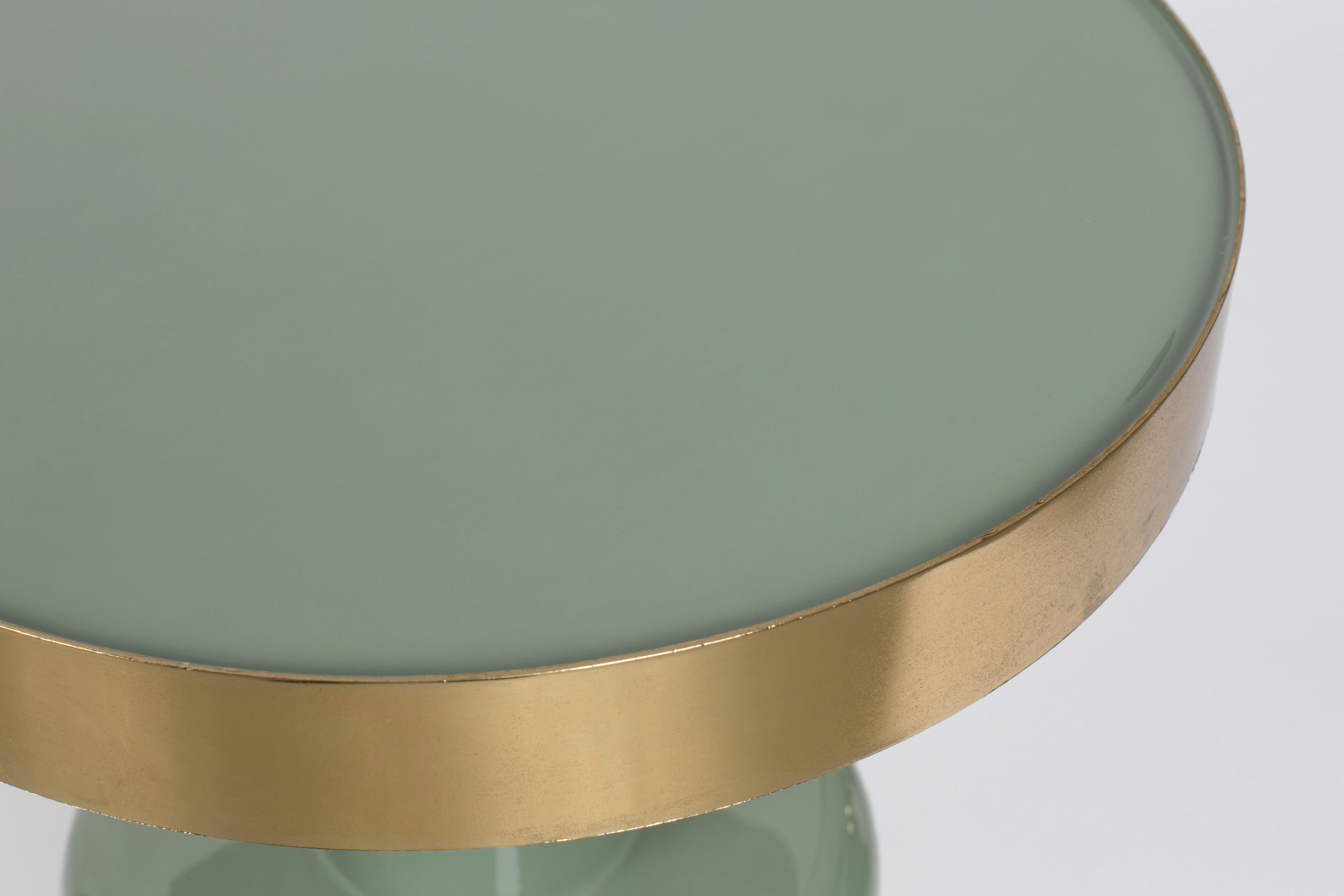 GLAM - Table d'appoint en acier verte