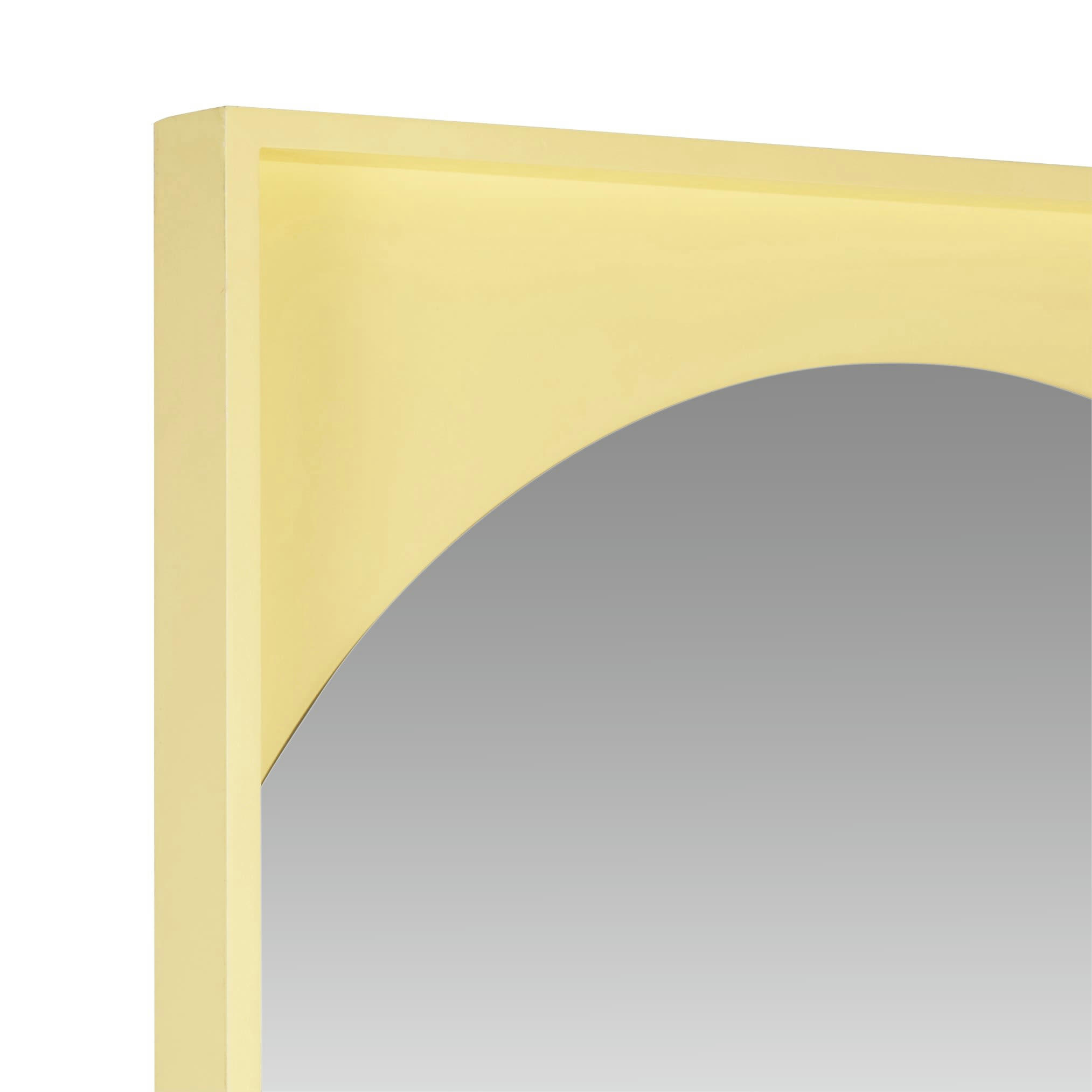 ANADIA - Miroir rectangulaire jaune 60x90