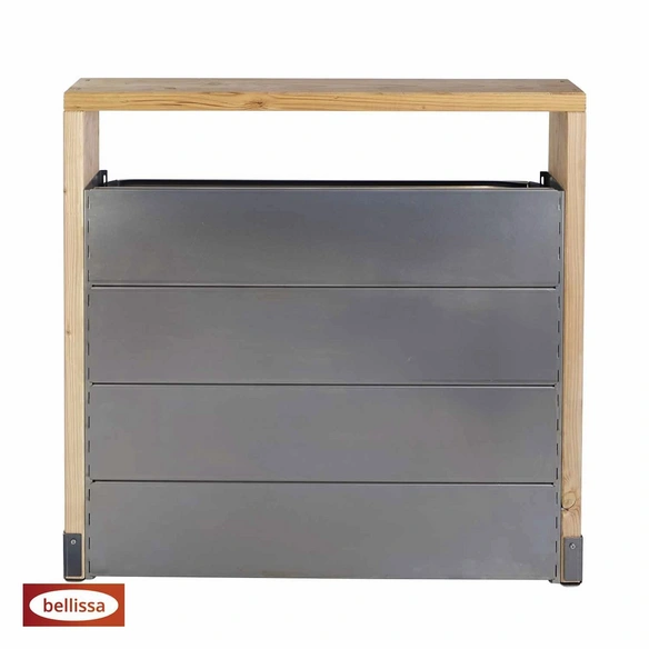 Hochbeet »INALTO M4«, BxHxL: 32 x 100 x 100 cm, verzinkter Stahl