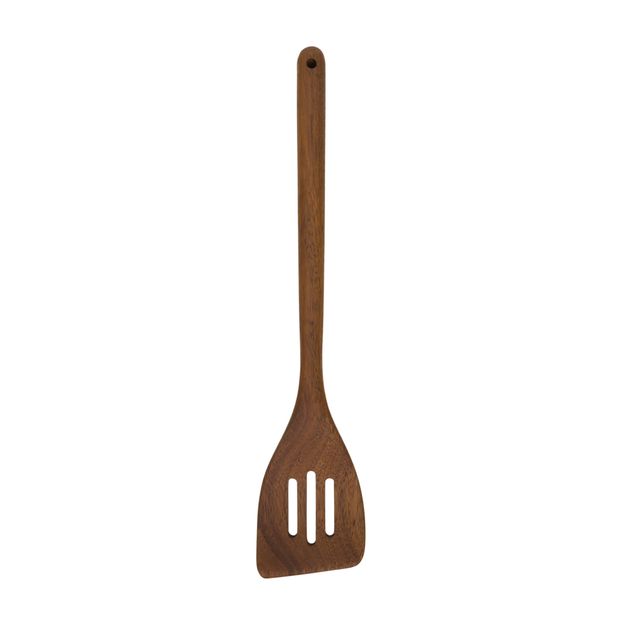 ESPÁTULA VAZADA 35 CM ACÁCIA