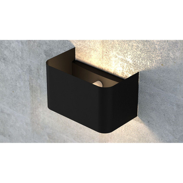 Kinkiet czarny KOMA 1xG9x8W wym:14x20x5cm IP20 Emibig