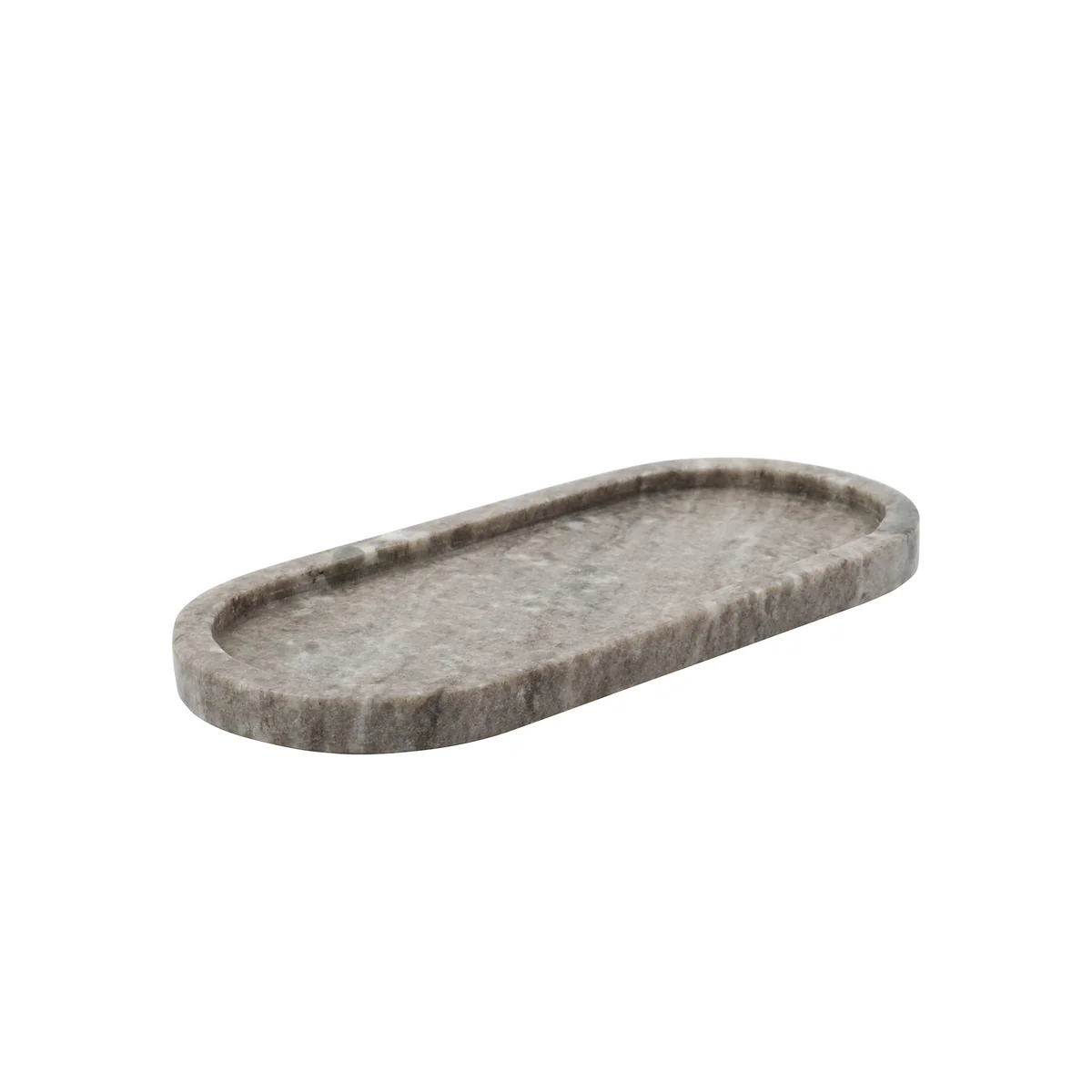 Meraki - Marble Tablett, 12,5 x 28 cm, beige