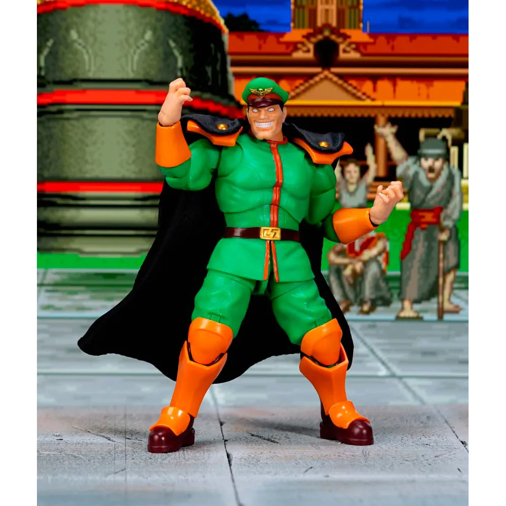 Jada Street fighter Deluxe Ultra II The Final Challengers M Bison Action Figure 1/12 15 cm