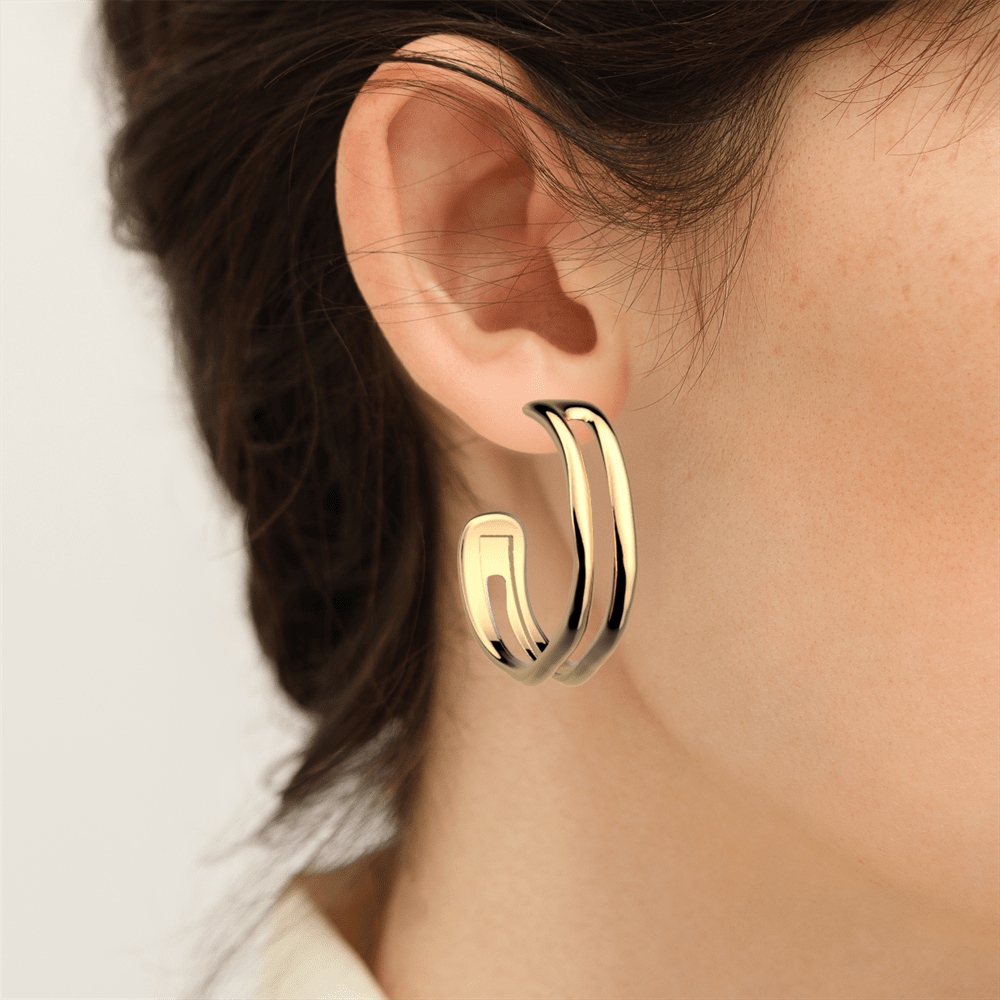 Boucles d'oreilles Pure Organique
