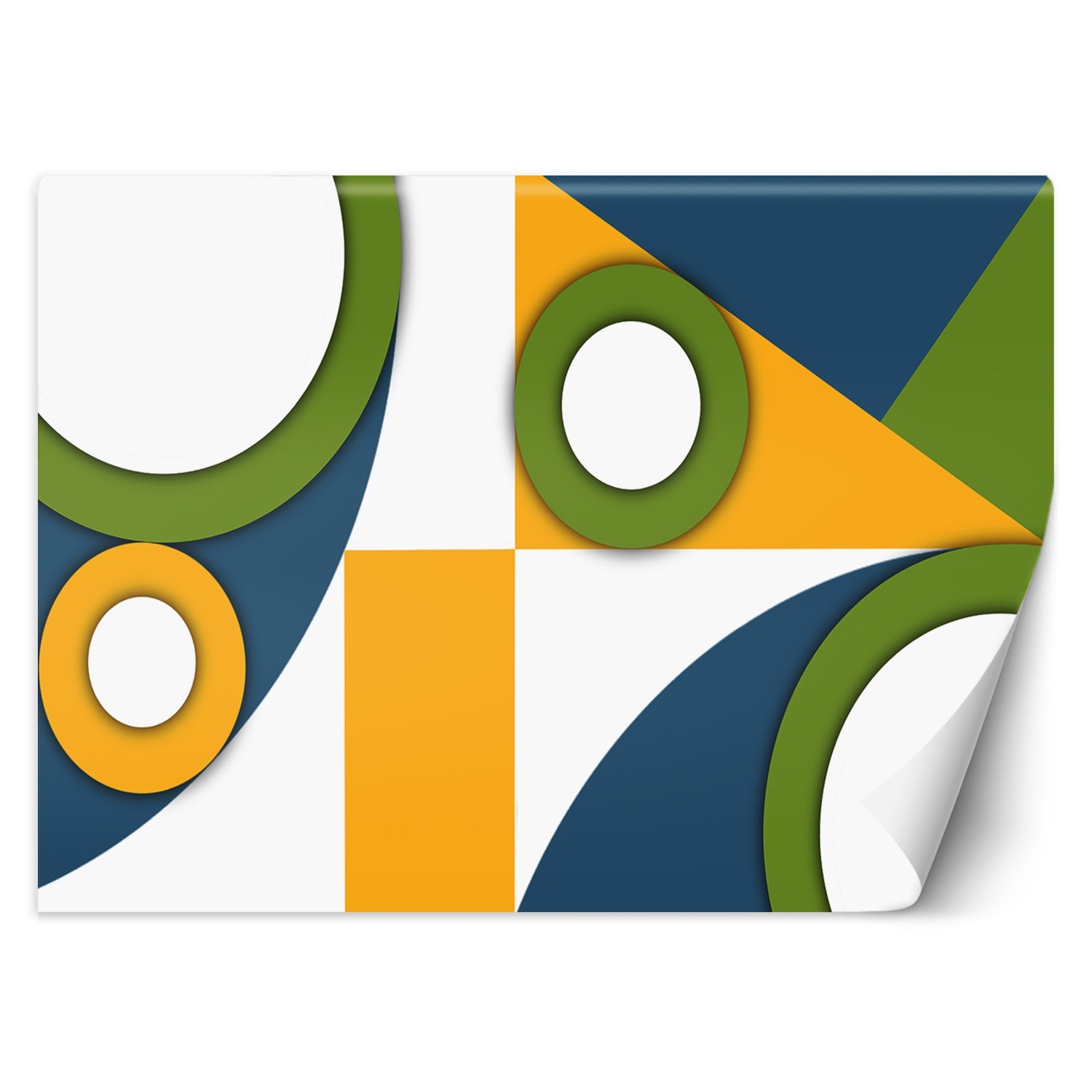 Feeby Fototapeta, Kolorowe geometryczne kształty abstrakcja 150x105