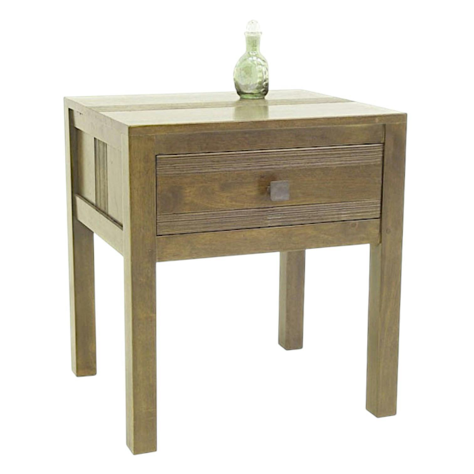 Table de chevet bois style rétro GALA
