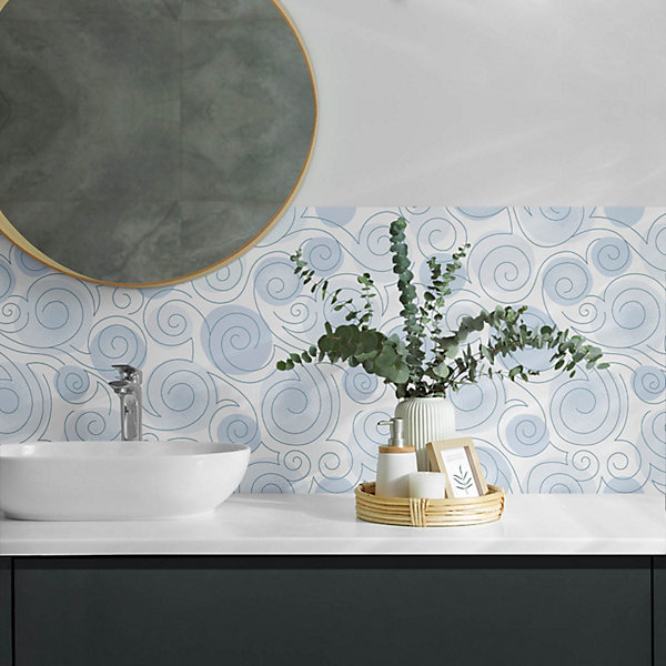 Panneau Mural Wallfluent 100x50 cm Motif Géométrique À Losanges 1 pièce