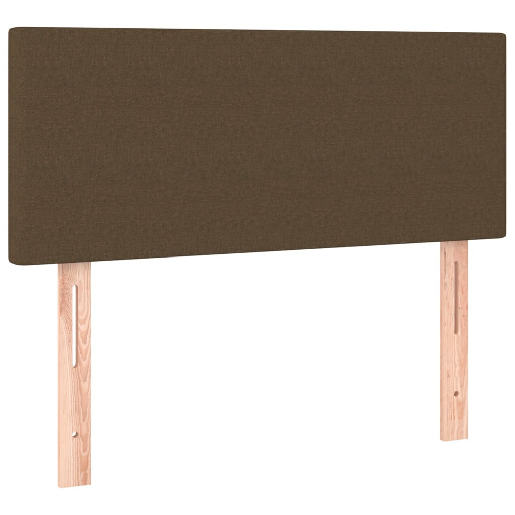 Wezgłowie Brąz 90 cm Tkanina Low vidaXL