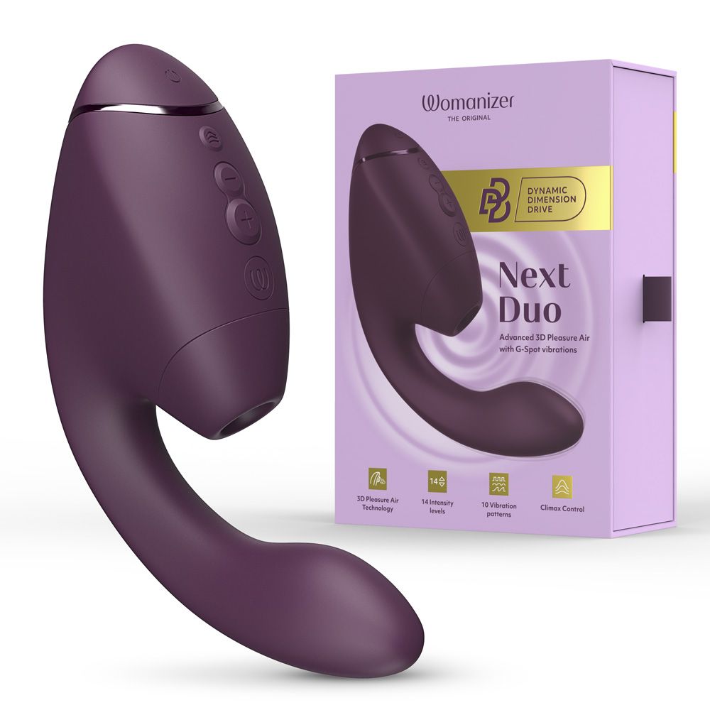 Next Duo - Klitoraler & G-Punkt Dual-Stimulator mit 3D Pleasure Air