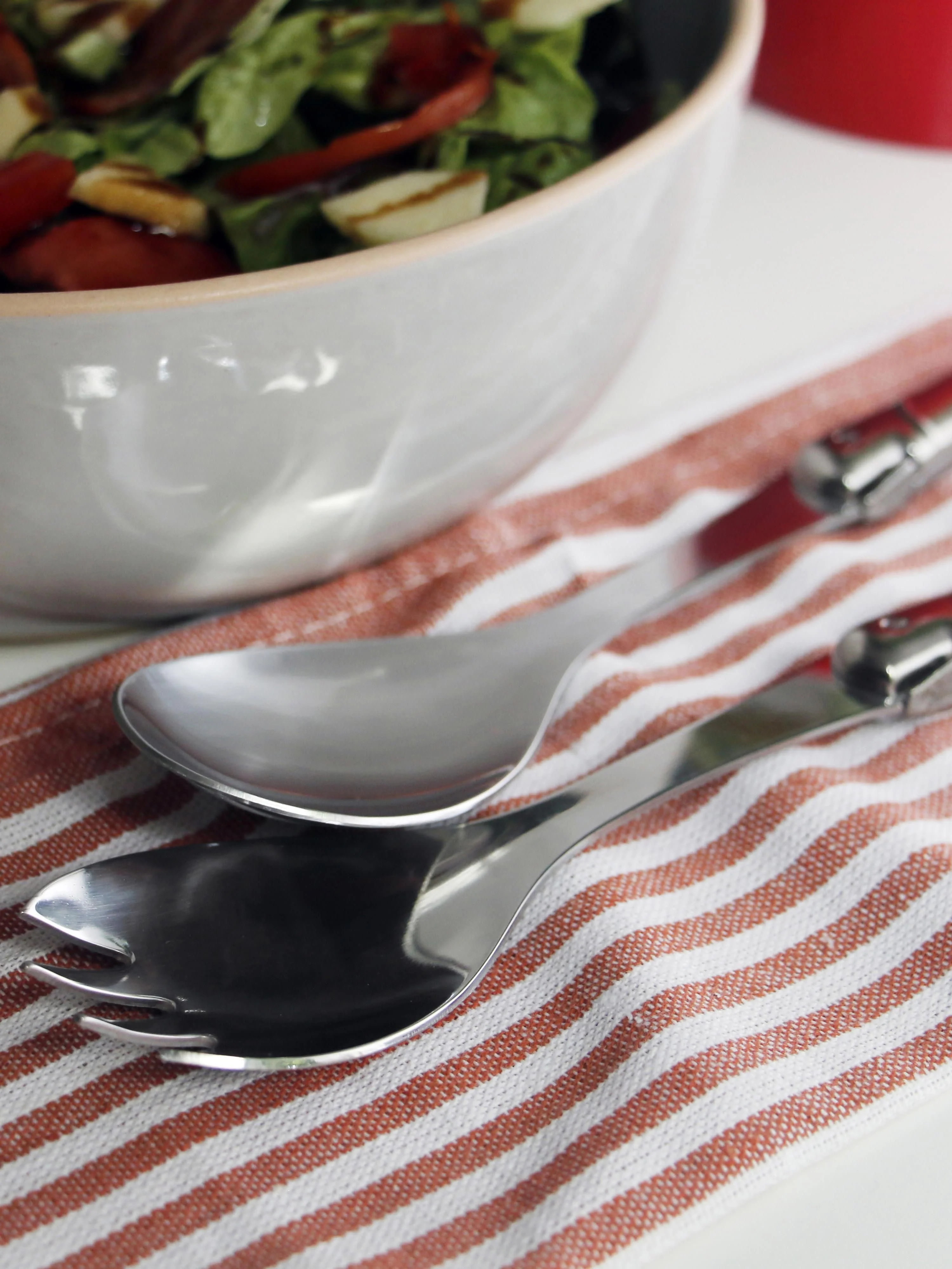 Hochglanzpoliertes Salatbesteck Debutant Inox