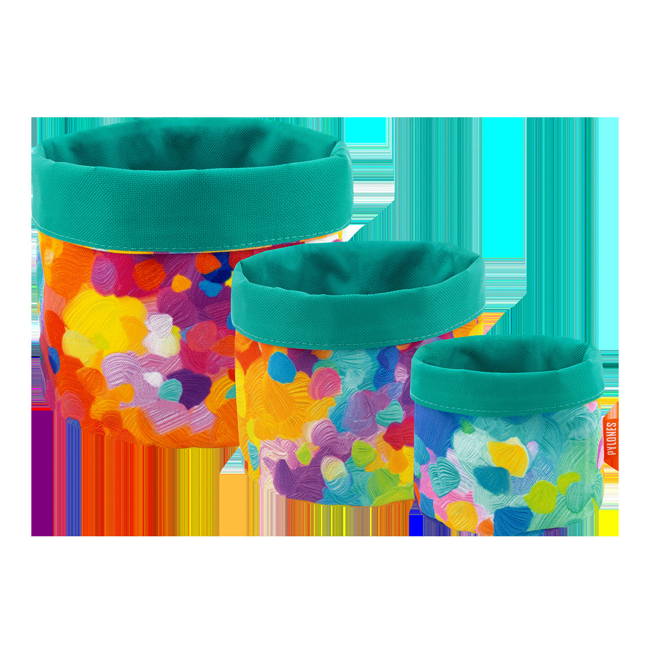 PANIER - Paniers gigognes multi-usages 17,2cm/15,2 cm/12,2cm  - Lot de 3