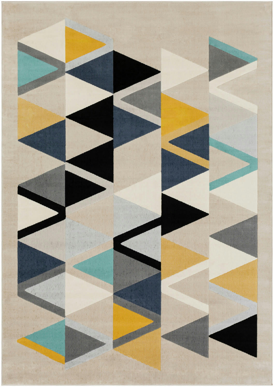DELANEY - Tapis Scandinave Pop Multicolore/Gris 200x275