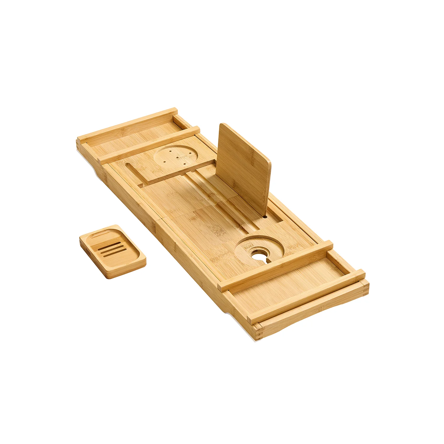 Plateau de baignoire en bambou