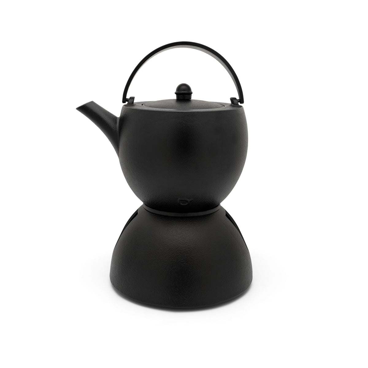 Bredemeijer - Gietijzeren theeset Sencha - 1,2 liter - Zwart - Theepot met theelicht
