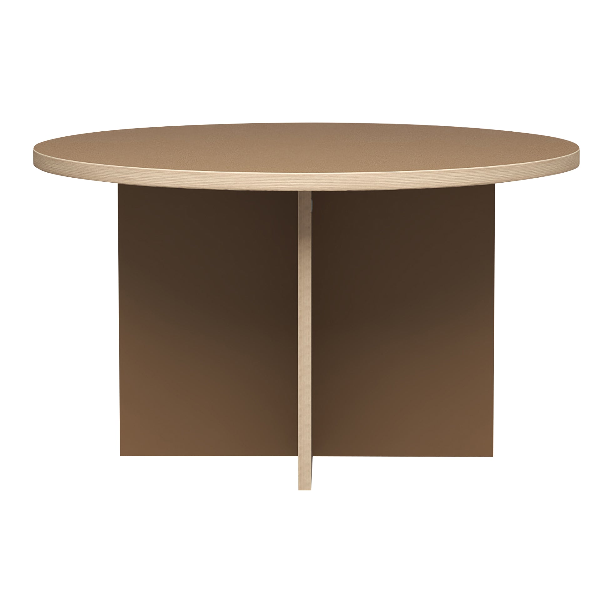 HKliving Dining Table Eettafel -Ø 130 cm - Brown