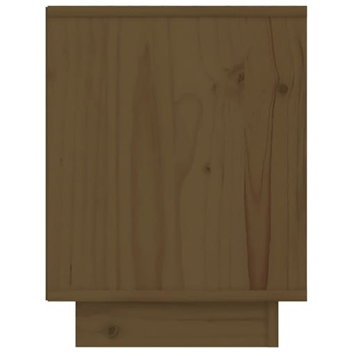 NNEVL Bedside Cabinet Honey Brown 40x30x40 cm Solid Wood Pine