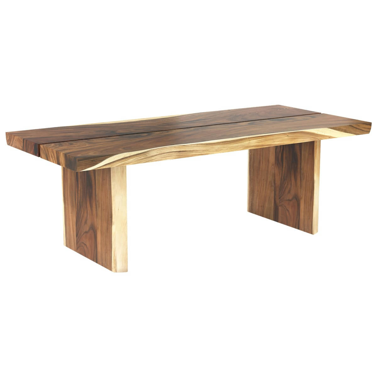 TANAH - Table rectangulaire 8 personnes en bois de suar 220 cm