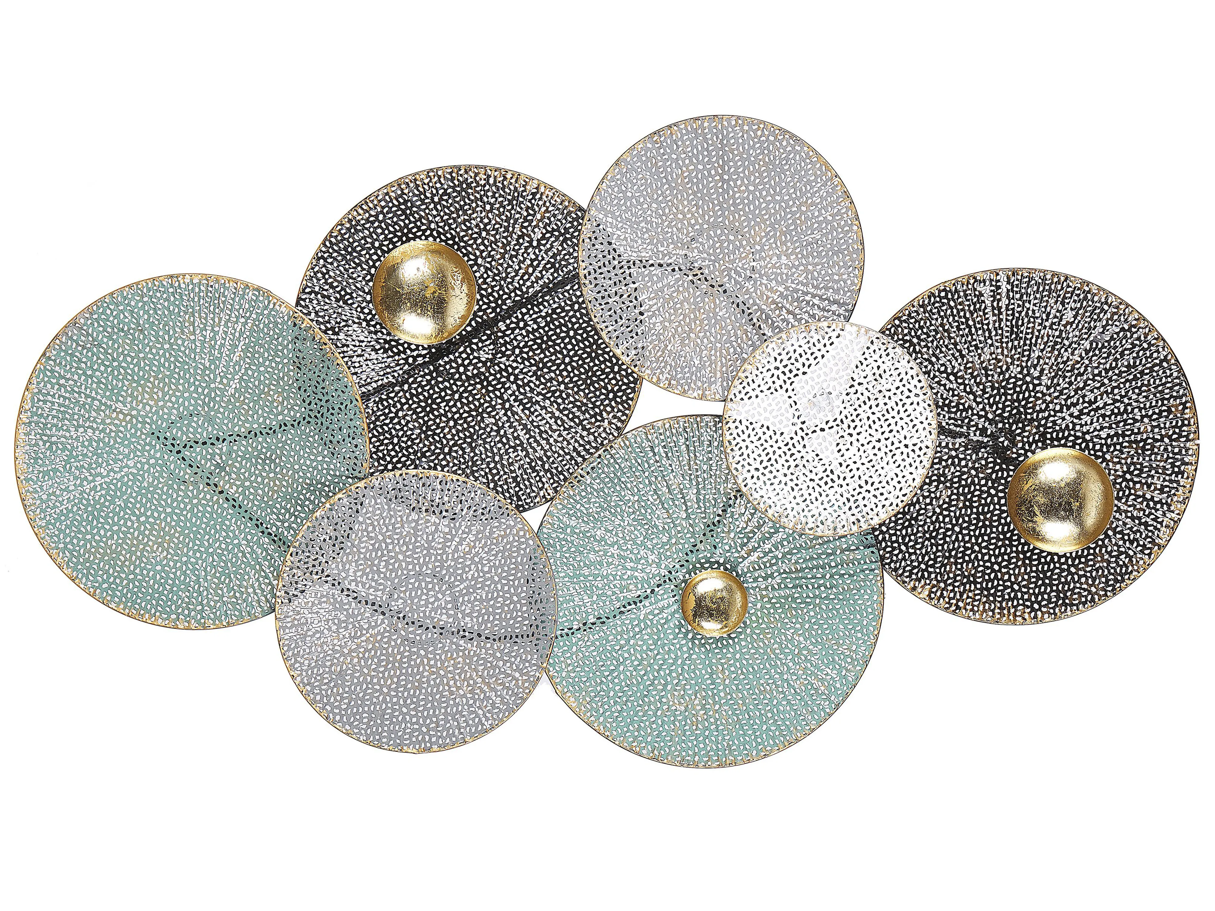 Wall Decor POLONIUM Metal 49 cm Multicolour