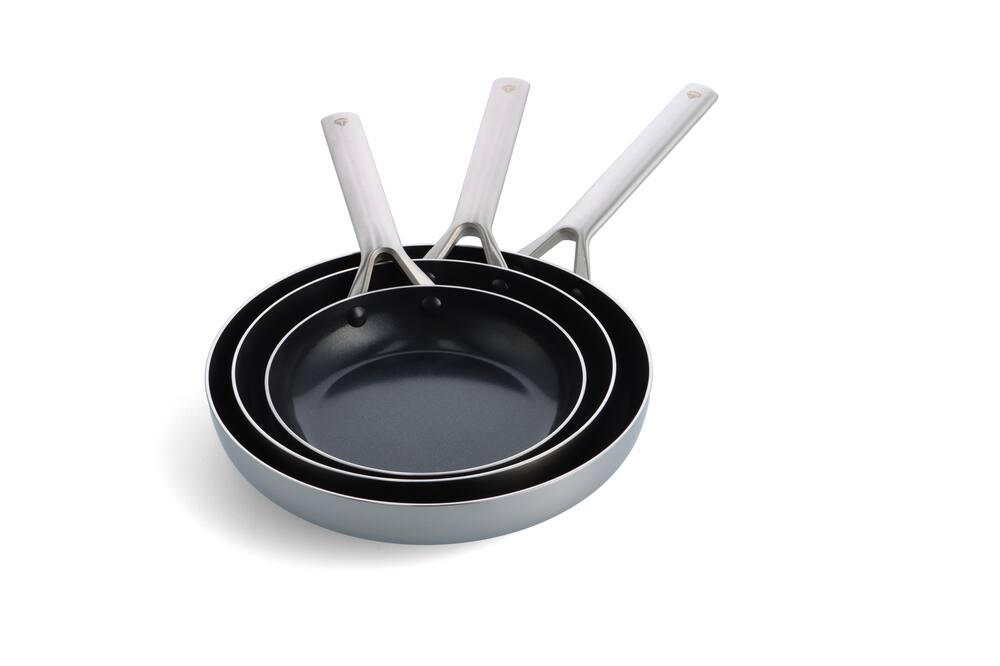 As Seen On TV Blue Diamond Triple Steel Frypan, 20-cm
