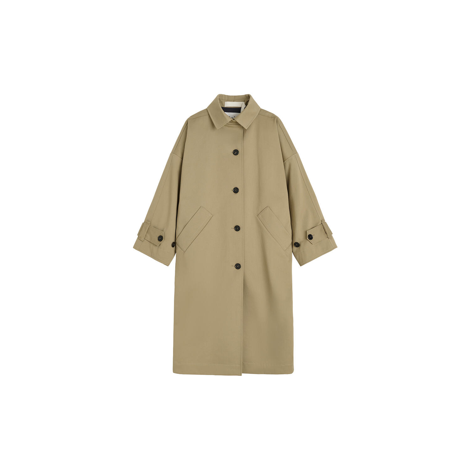 Jo Coat Twill, classic khaki