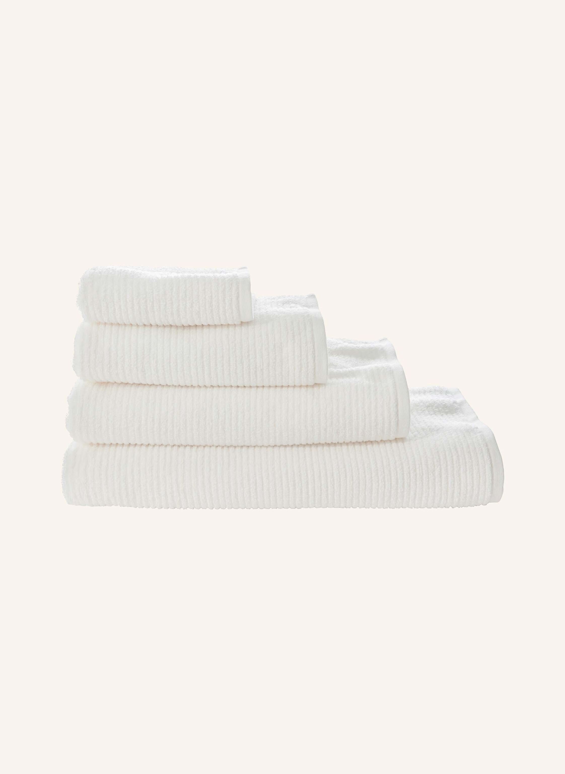 hessnatur Frottier Handtuch Rippstruktur