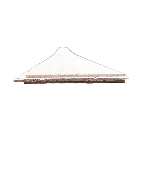 Lambris épicéa brut de sciage 205x10,5cm blanc (vendu à la botte)