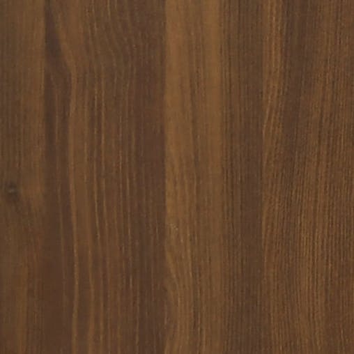 NNEVL Wall-mounted Bedside Cabinet Brown Oak 50x36x47 cm