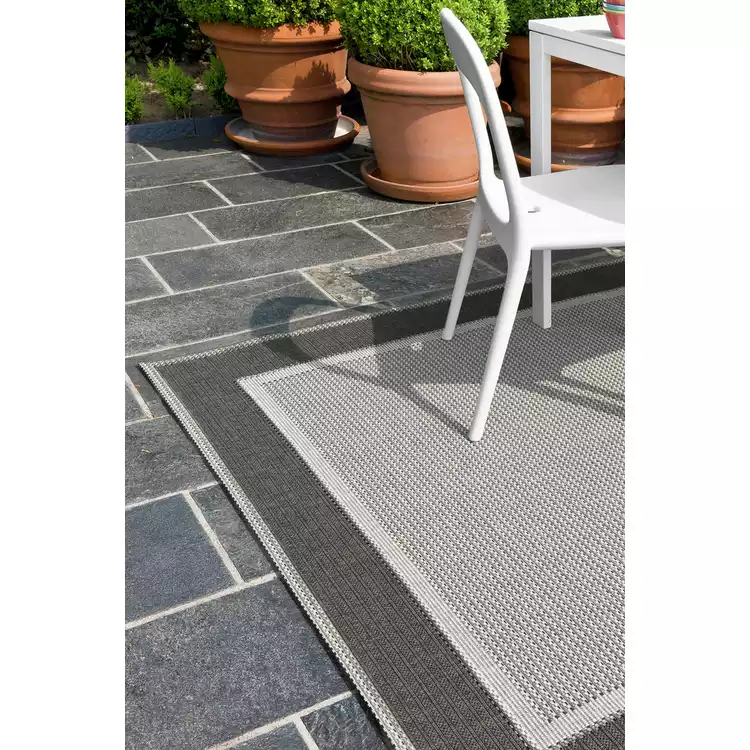 Solstice Grey Indoor Outdoor Rug - 200X290cm
