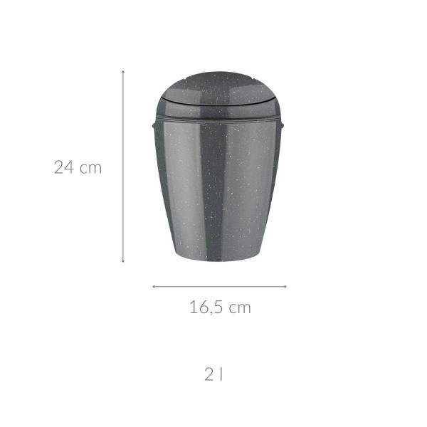Kosz na śmieci DEL XS, 2 l., KOZIOL