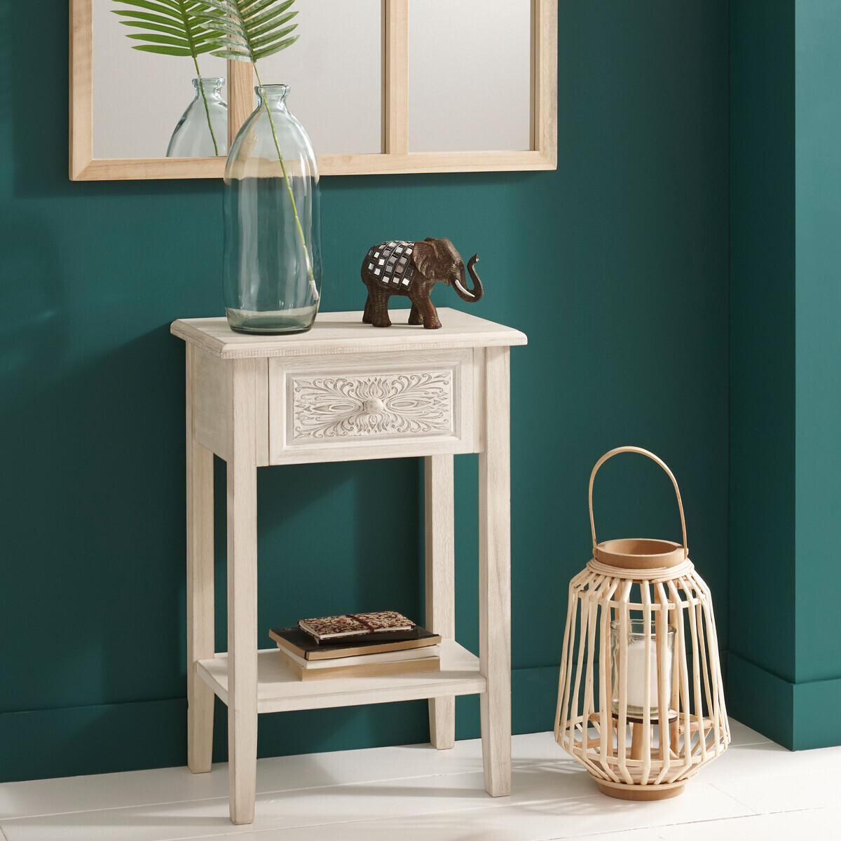 Lantern "Rattan" Woven willow, H.35 cm