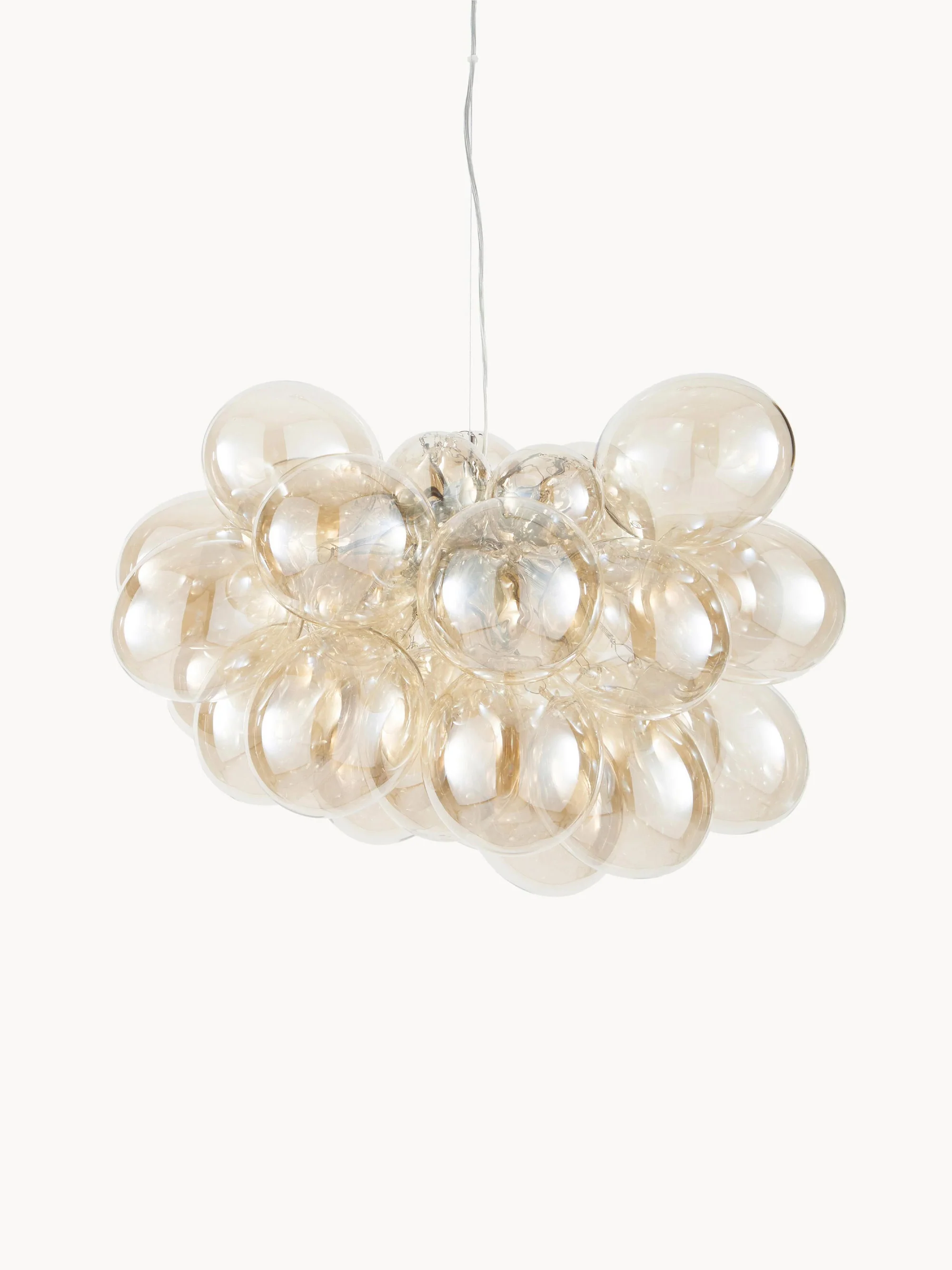 Mundgeblasene LED-Pendelleuchte Gross