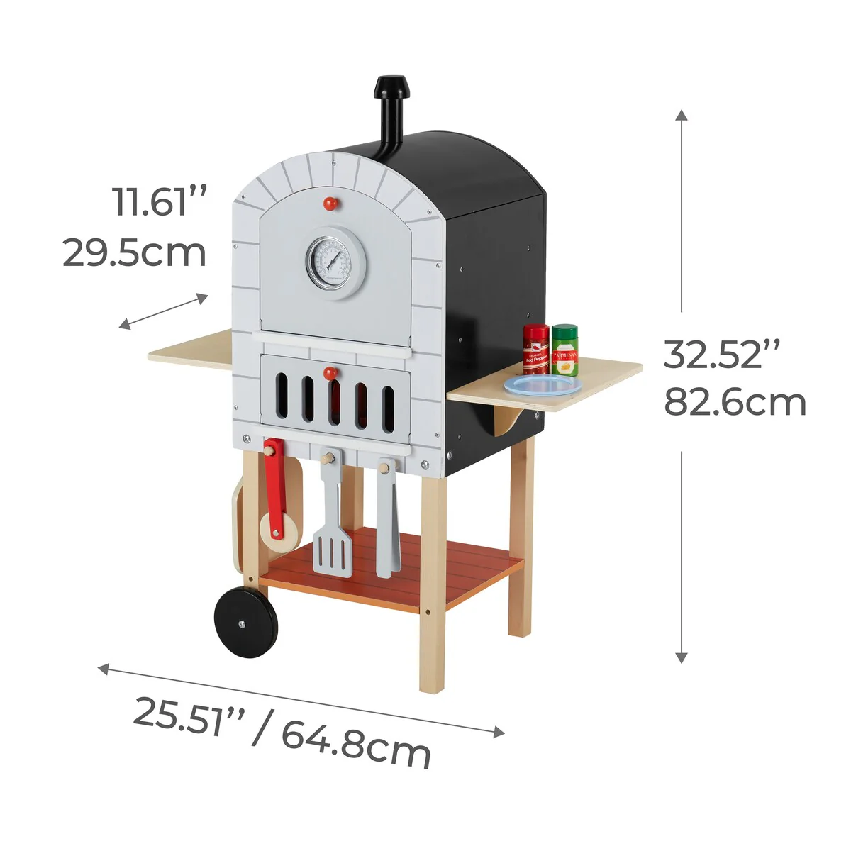 Teamson Kids My Little Helper Pizza Oven & Accessories