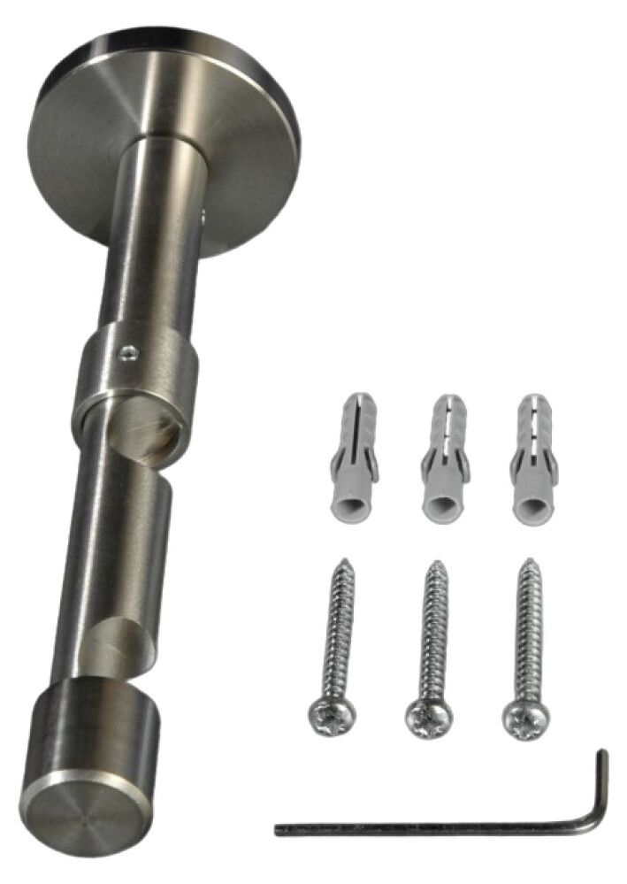 GARDINHOLDER LIEDECO INOX SKANDINAVIA 16MM 2-LØP