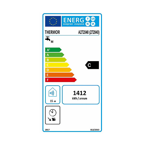 Chauffe-eau 200L vertical stable DURALIS ACI hybride monophasé D570 - THERMOR - 282072