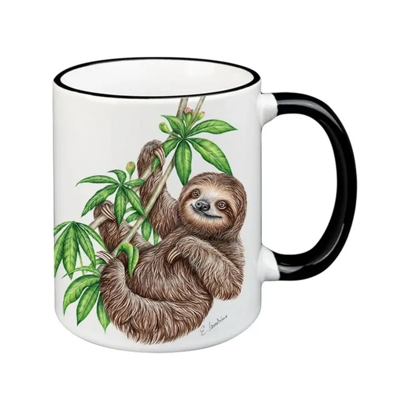 Tasse 12er-Set Faultier