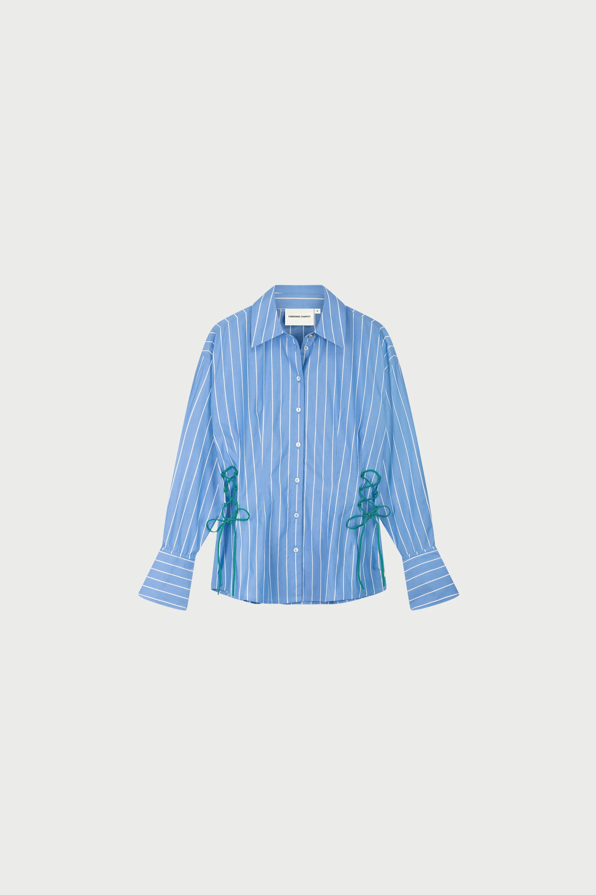 Indra Blouse | Marina Blue/Cosy White