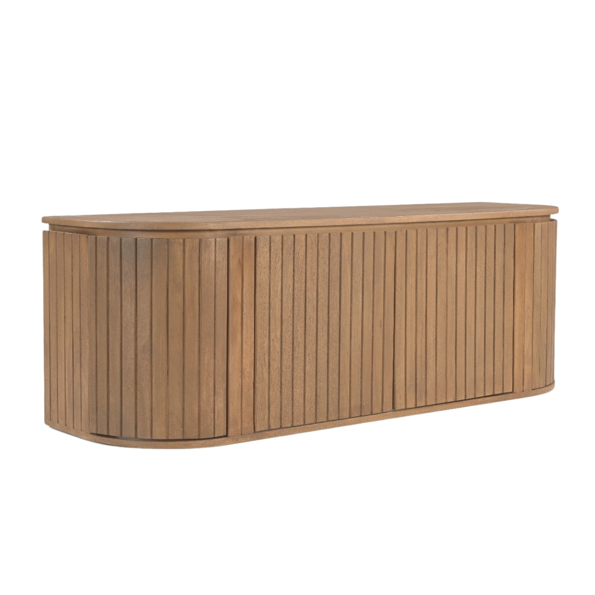 Giga Meubel Dressoir Minke - Naturel Hout - 130cm - Zwevend