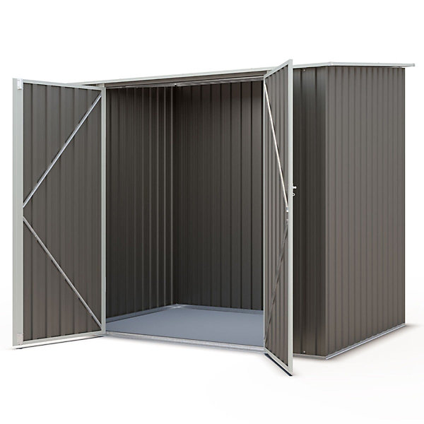 Abri de jardin métal toit plat 2,94 m2 Trigano   kit d'ancrage
